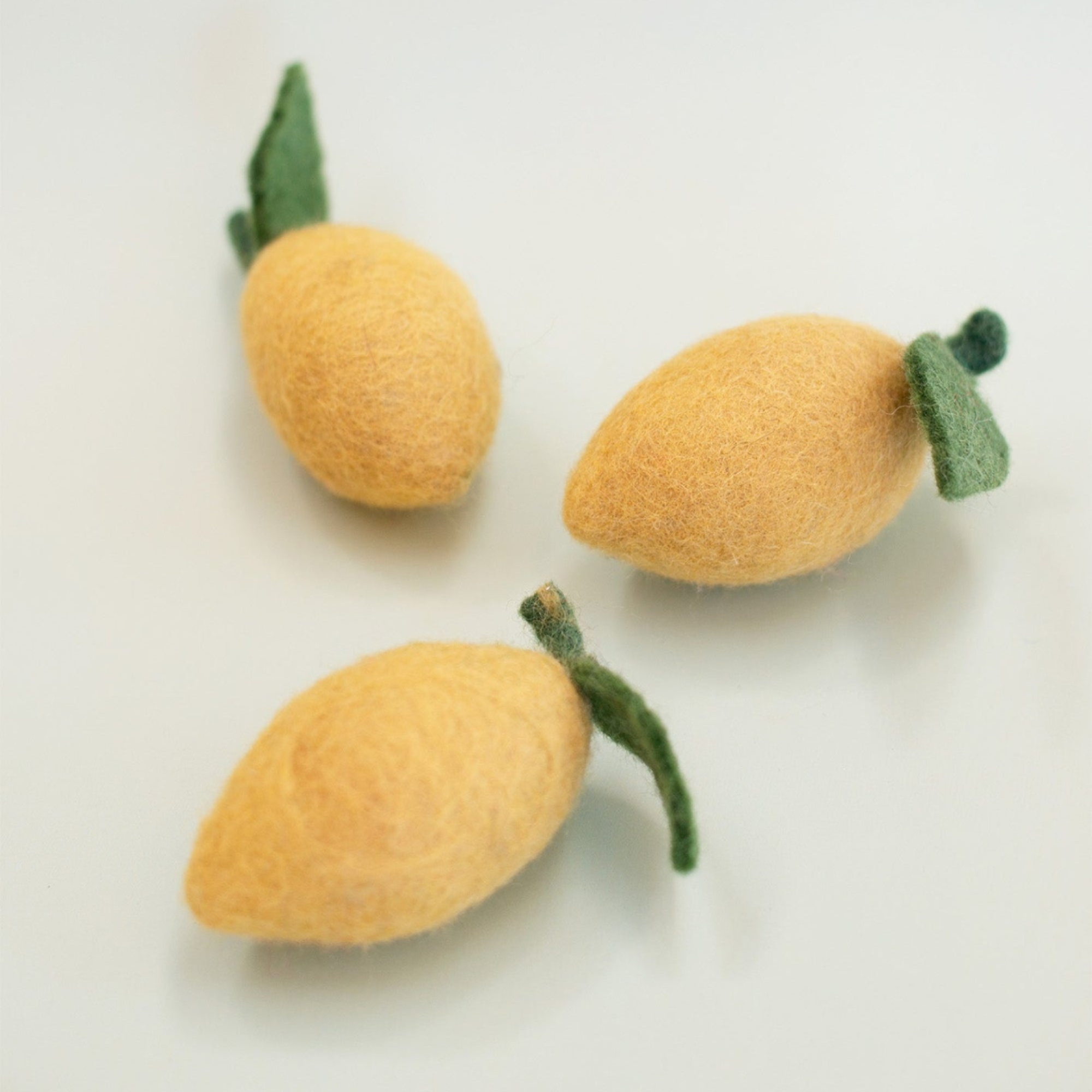 Wool Lemon Toy - Biscuit & Bell