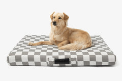 Gray Checker Dog Bed or Bed Cover