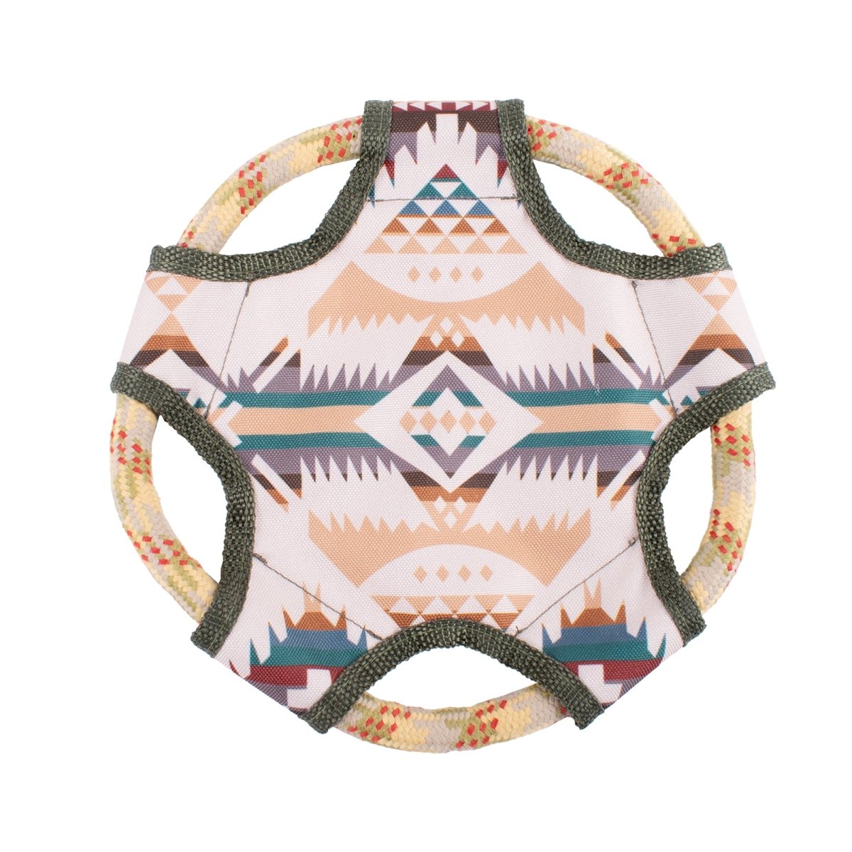 Pendleton Flying Disc Rope Dog Toy - Biscuit & Bell