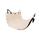 Quilted Microfiber Rear Seat Protector - Biscuit & Bell
