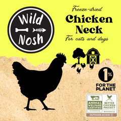 Wild Nosh Freeze-Dried Chicken Neck