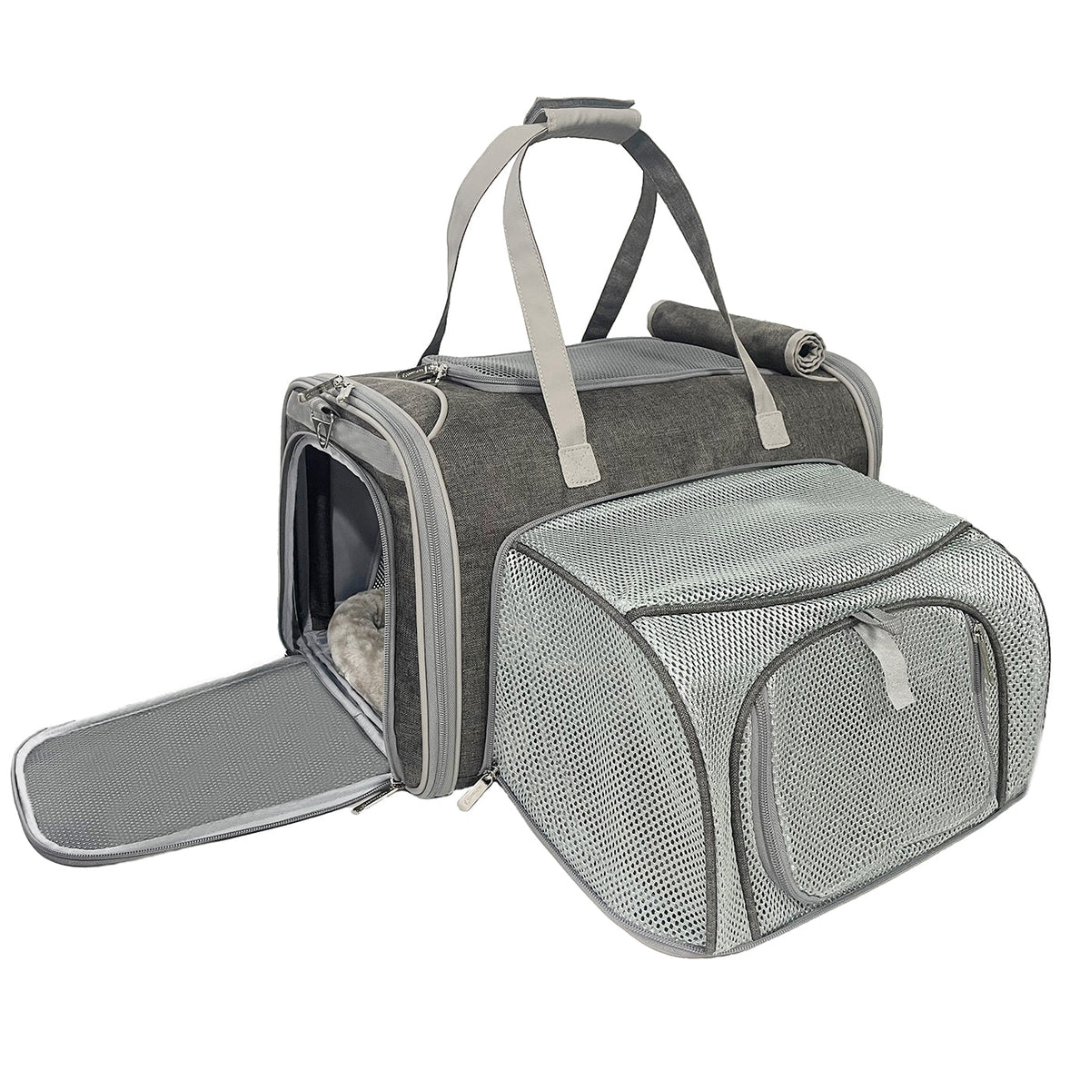 Mr. Peanut’s Gold Series Big Apple XL Expandable Pet Carrier