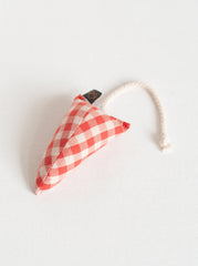 Modern Gingham Mouse Cat Toy