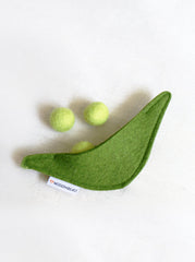 Pea Pod Wool Cat Enrichment Toy