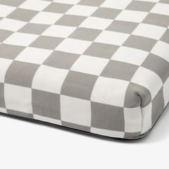Gray Checker Dog Bed or Bed Cover