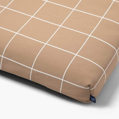 Tan Grid Dog Bed or Bed Cover