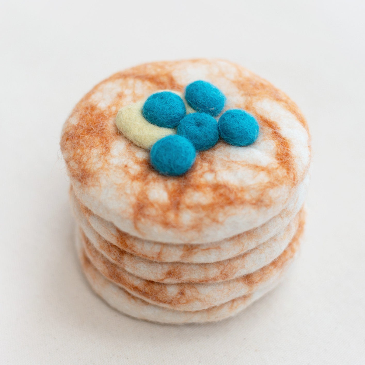 Stack of Pancakes Wool Dog & Cat Toy