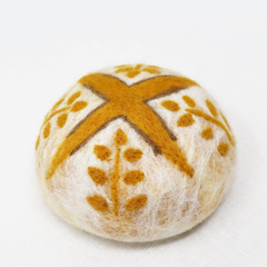 Sourdough Loaf Wool Dog Toy