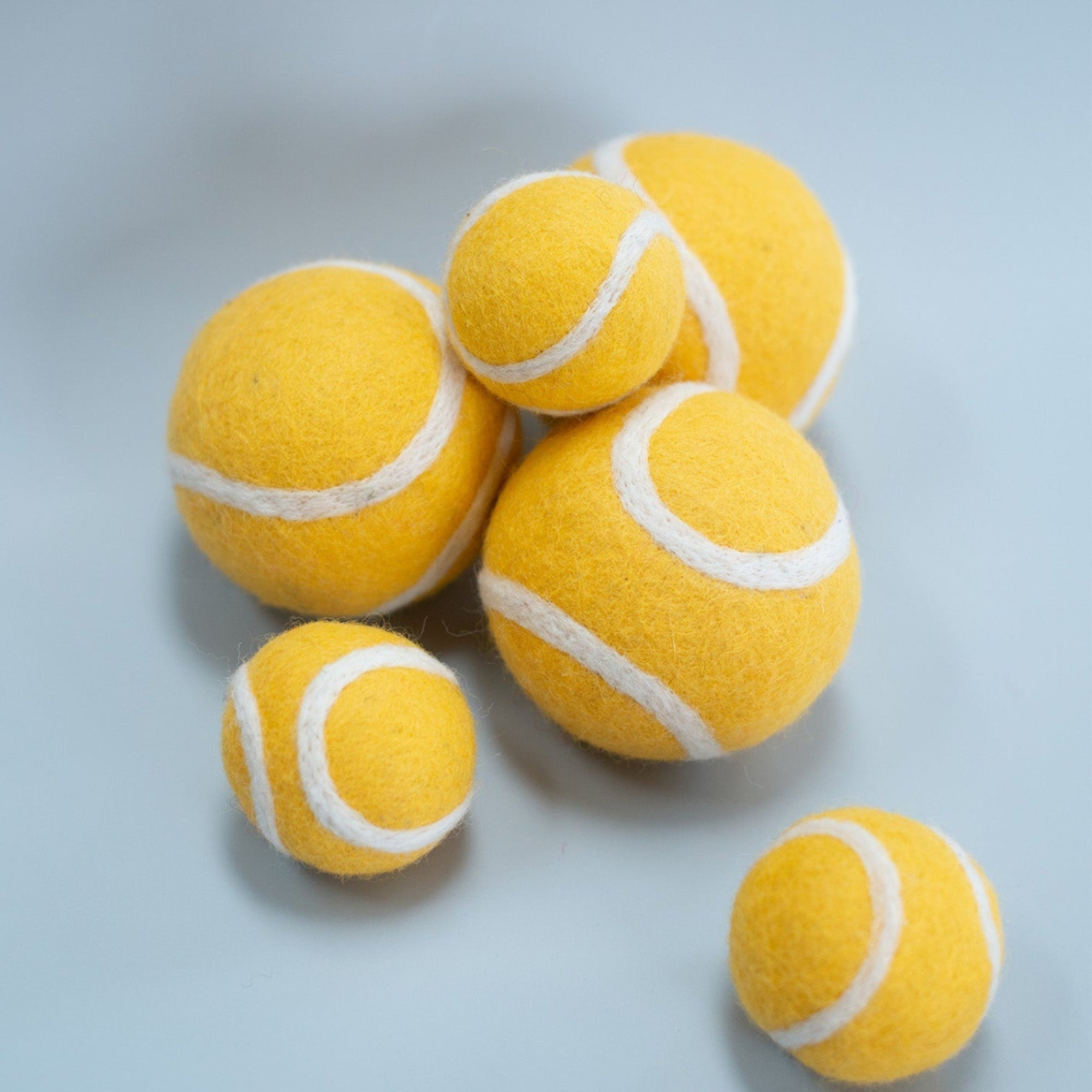 Wool Felt Tennis Ball - Biscuit & Bell
