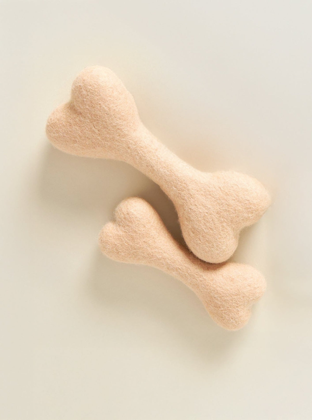 Neutral Woolbone Dog Toy - Biscuit & Bell