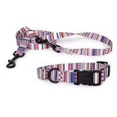 Pendleton Adventure Collar + Leash Set - Biscuit & Bell