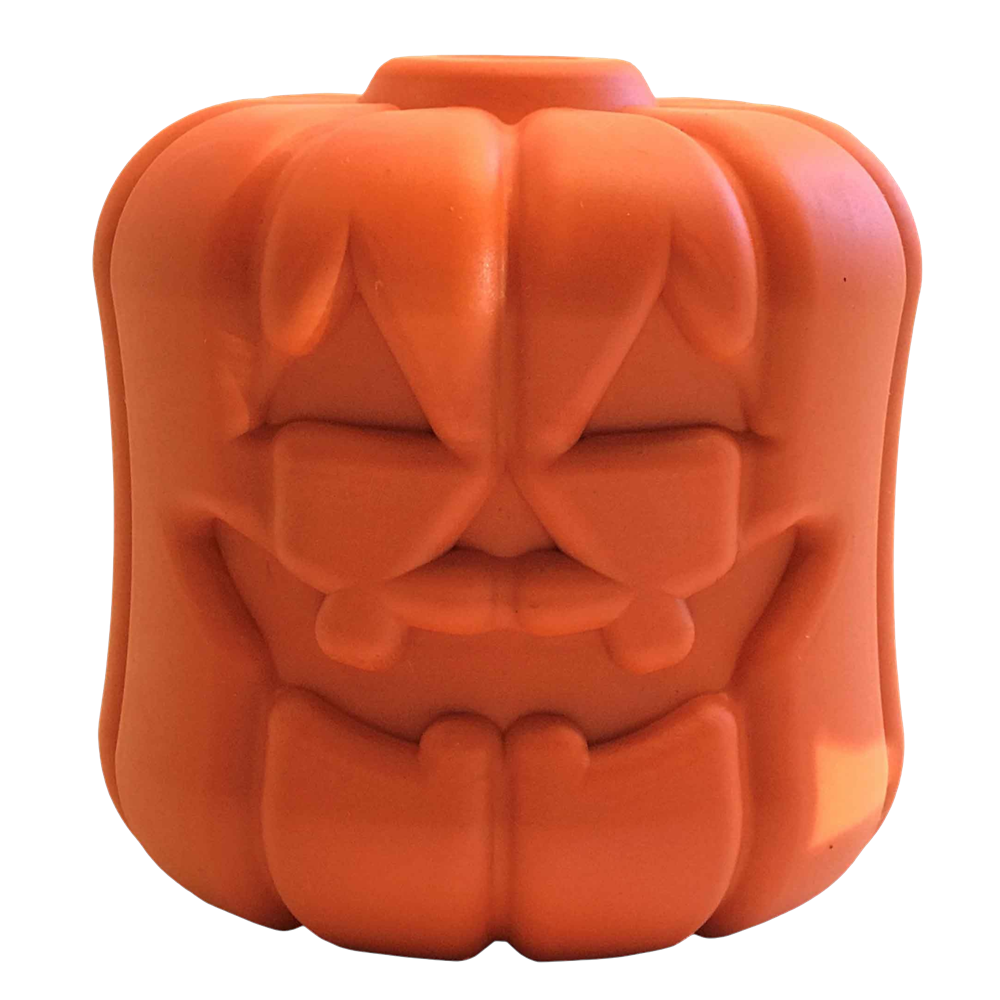 Jack O' Lantern Dog Toy - Durable Halloween Chew Toy for Large Dogs