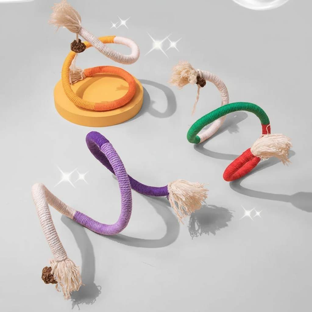 Matatabi Rope Cat Toy - Biscuit & Bell